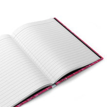 Load image into Gallery viewer, Pink Rhinestone Butterfly Hardcover Journal — Sparkle Writing Notebook