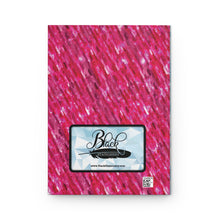 Load image into Gallery viewer, Pink Rhinestone Butterfly Hardcover Journal — Sparkle Writing Notebook