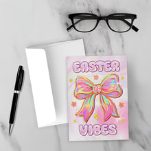 Load image into Gallery viewer, Pretty Ribbon - Easter Vibes - Holiday Card Shop - Colorful Pastel Greeting Card