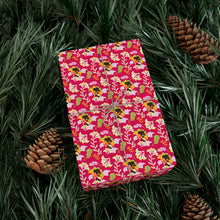Load image into Gallery viewer, Pure Elegance - African American Woman - Floral Gift Wrapping Paper Roll - Wrapped Gift Sample Photo
