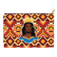 Load image into Gallery viewer, Queen Vibes - African American Woman - Accessory Bag Side B
