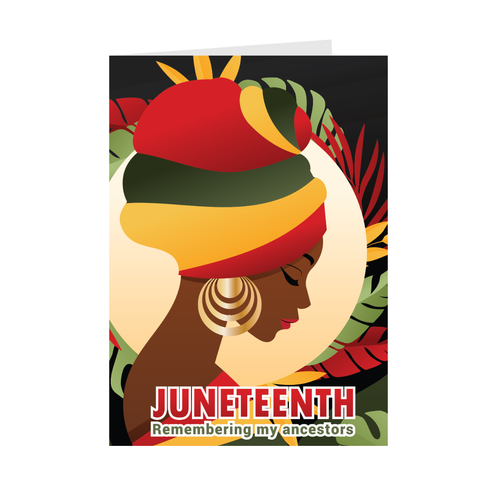 Remembering My Ancestors - Juneteenth Greeting Card Front