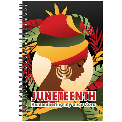 Remembering My Ancestors Juneteenth Notebooks Front