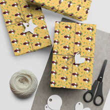 Load image into Gallery viewer, Shining Bright - African American Woman - Floral Gift Wrapping Paper Roll