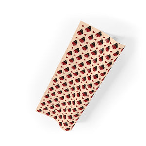 Red Heart Smiling African American Woman - Gift Wrapping Paper