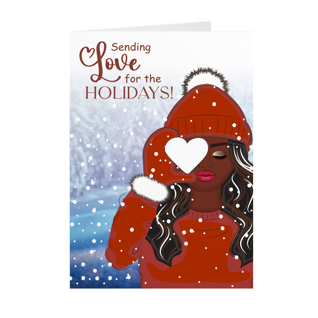 A Beautiful Heart - Sending Love for the Holidays - Greeting Cards