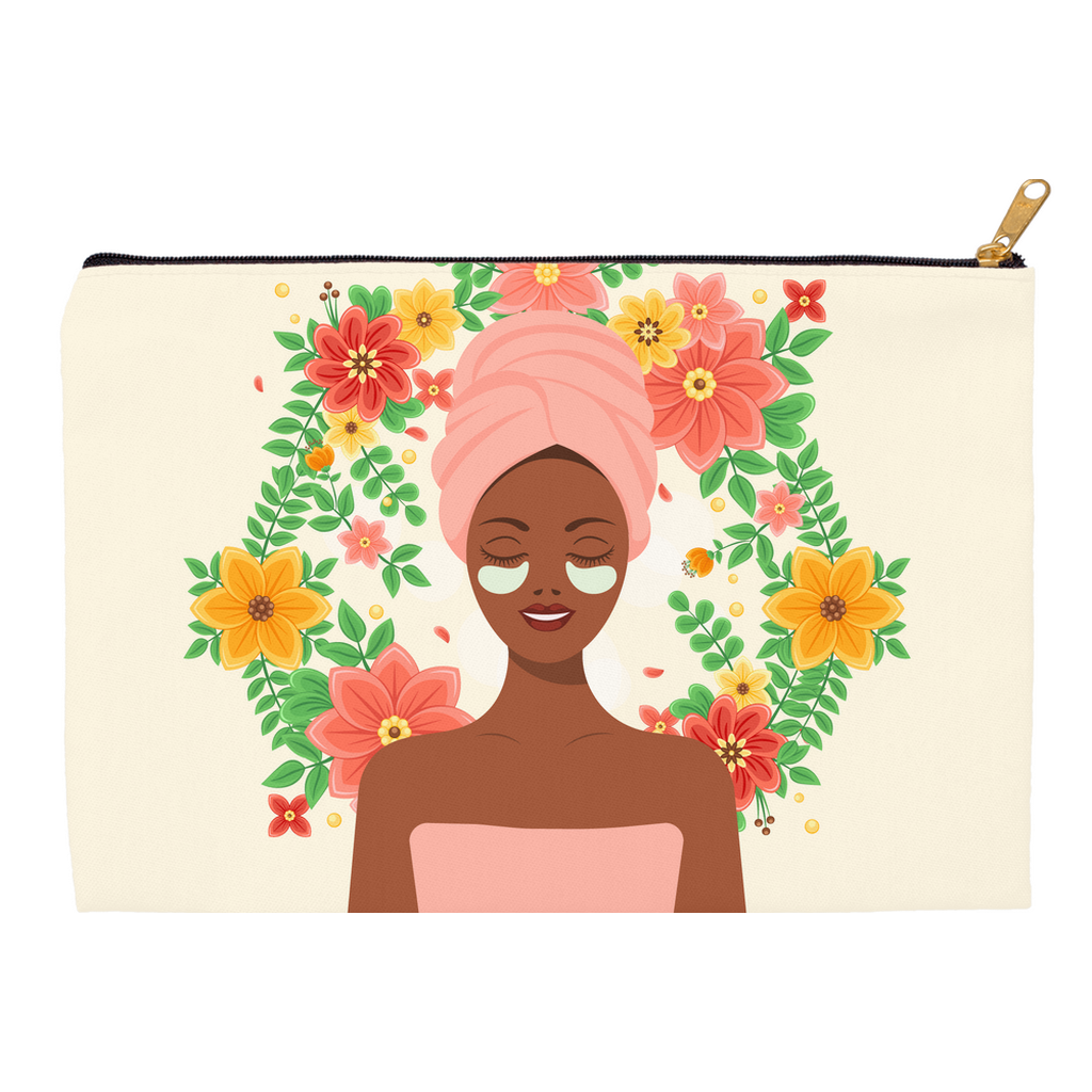 Spa Day - African American Woman - Accessory Bag Side B