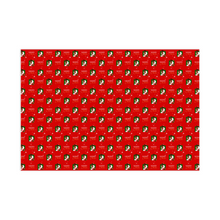 Load image into Gallery viewer, Sparkle Merry Christmas - African American Woman - Gift Wrapping Paper (Updo Hair) - Landscape Close-up