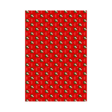 Load image into Gallery viewer, Sparkle Merry Christmas - African American Woman - Gift Wrapping Paper (Updo Hair) - Vertical Front View