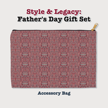Load image into Gallery viewer, Style &amp; Legacy 4-Piece Gift Set: Greeting Card + Coffee Mug + Hardcover Journal + Accessory Bag — African American Father's Day Gift Set