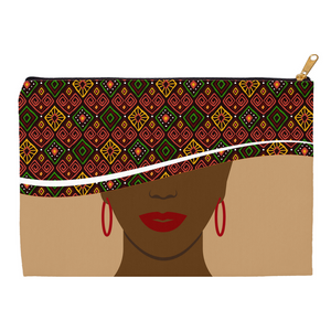 Stylish African American Woman - Afrocentric Accessory Bag Side A