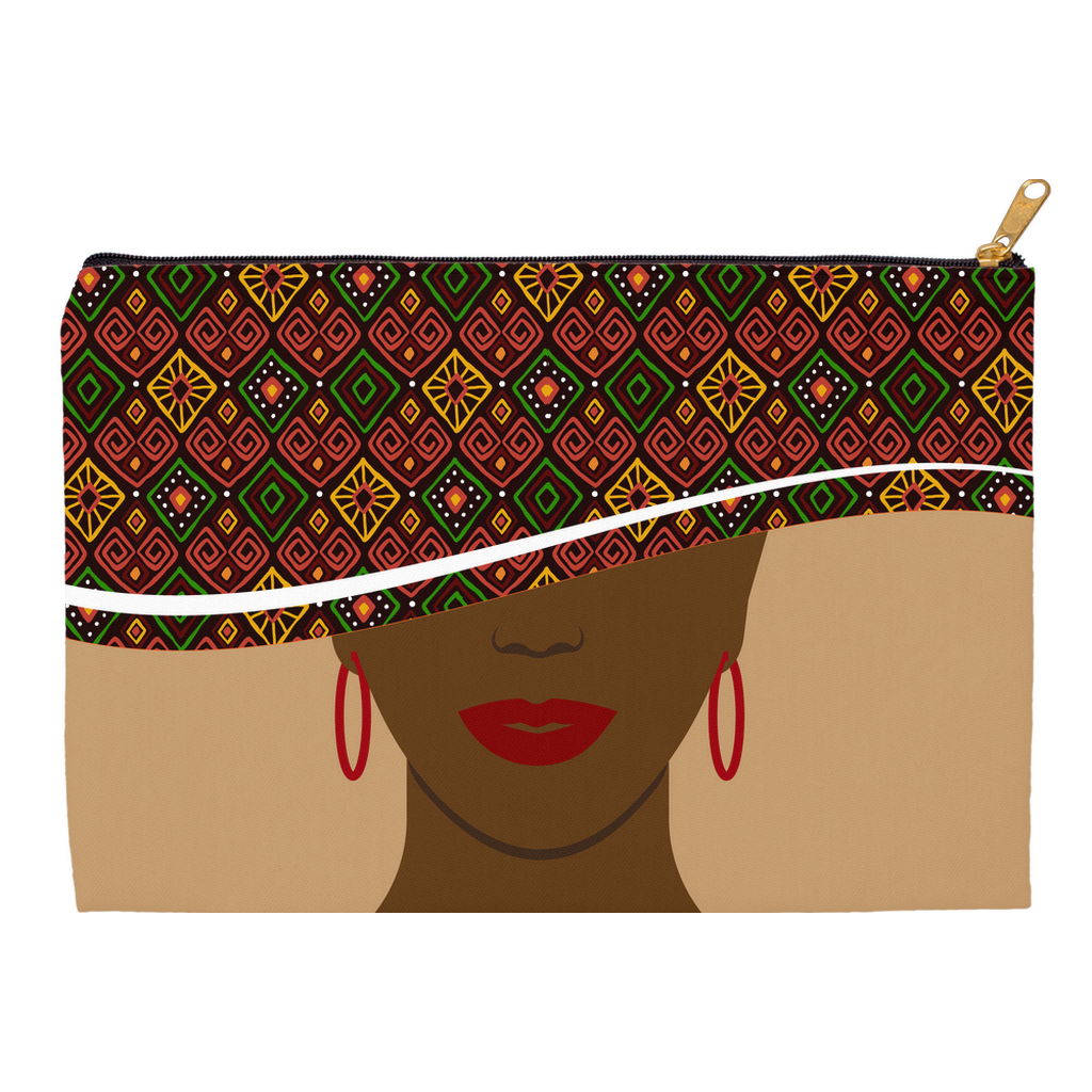 Stylish African American Woman - Afrocentric Accessory Bag Side B
