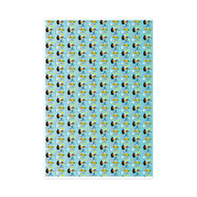 Load image into Gallery viewer, Summer Beach Fun - African American Woman - Gift Wrapping Paper Roll - Vertical Front View