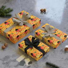Load image into Gallery viewer, Sunset Beach Fun - African American Woman - Gift Wrapping Paper (Afro Hairstyle) - Gift Samples 2