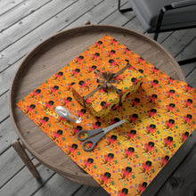 Load image into Gallery viewer, Sunset Beach Fun - African American Woman - Gift Wrapping Paper (Afro Hairstyle) - Paper + Gift Sample