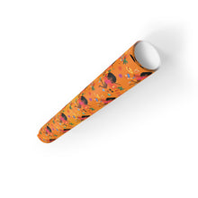 Load image into Gallery viewer, Sunset Beach Fun - African American Woman - Gift Wrapping Paper (Afro Hairstyle) - Rolled View
