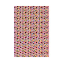 Load image into Gallery viewer, Surrounded By Love - African American Woman - Floral Gift Wrapping Paper Roll - Front View