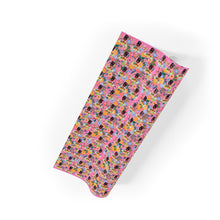 Load image into Gallery viewer, Surrounded By Love - African American Woman - Floral Gift Wrapping Paper Roll - Rolled view 2