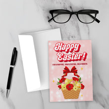 Load image into Gallery viewer, Thankful Grateful Blessed - Easter Basket - Happy Easter Greeting Cards
