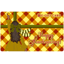 Load image into Gallery viewer, Black Stationery Thanksgiving E-Gift Card 02