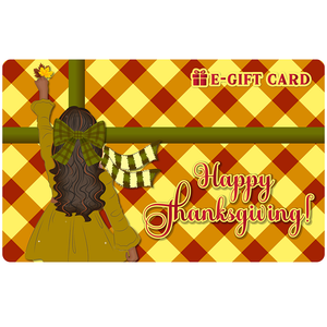 Black Stationery Thanksgiving E-Gift Card 02