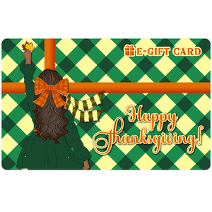 Black Stationery Thanksgiving E-Gift Card 03