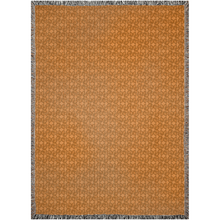 Load image into Gallery viewer, Think Positive - Orange Cozy Decorative Woven Blankets - 3 Sizes - Home Décor &amp; Gift Giving  