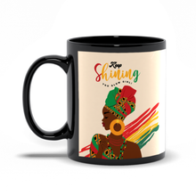Load image into Gallery viewer, Turban Woman - Keep Shining You Glow Girl - Coffee Mug Handle on the Left