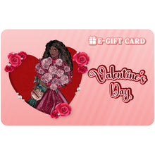 Load image into Gallery viewer, Black Stationery Valentine&#39;s E-Gift Card 04