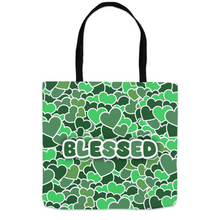 Load image into Gallery viewer, Blessed Heart Tote Bags (1)