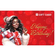 Load image into Gallery viewer, Black Stationery Birthday E-Gift Card