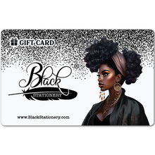 Load image into Gallery viewer, Black Stationery E-Gift Card