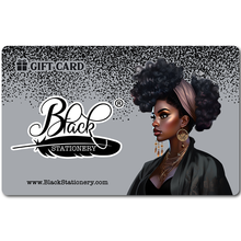 Load image into Gallery viewer, Black Stationery E-Gift Card