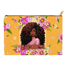 Load image into Gallery viewer, Floral Blessed - African American Woman - Accessory Bag