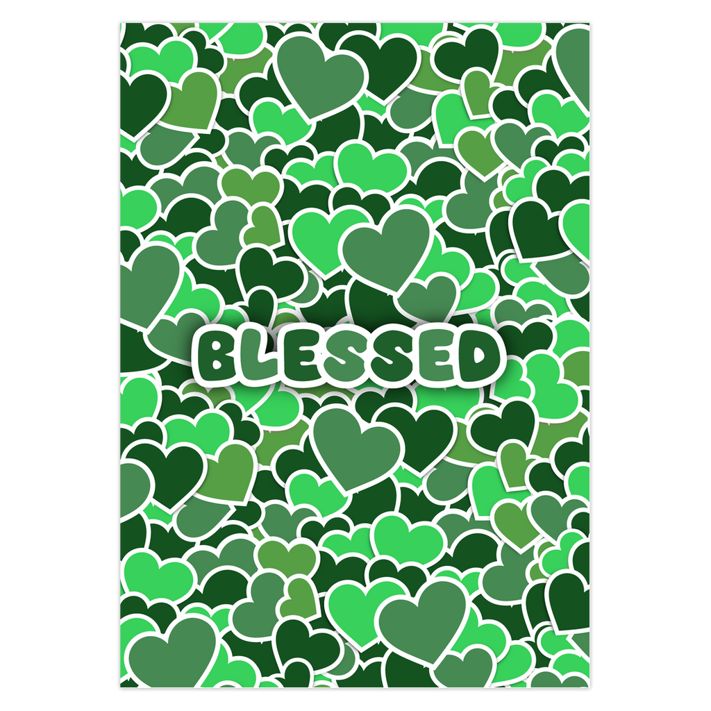 Blessed Heart Greeting Card Front