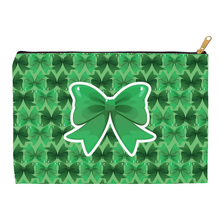 Load image into Gallery viewer, Green Ribbon Accessories Bag (1)