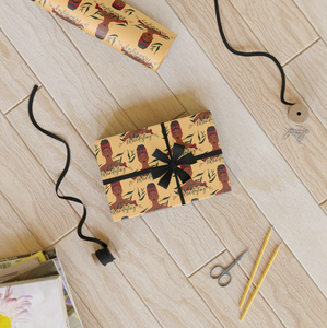 African American Woman Manifesting - Gift Wrapping Paper Roll