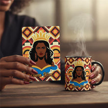 Load image into Gallery viewer, Sweet Gesture: Queen Mom Coffee Mug + Greeting Card Mother's Day Gift Set