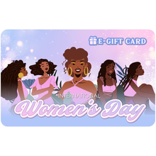 Load image into Gallery viewer, Black Stationery International Women&#39;s Day E-Gift Card