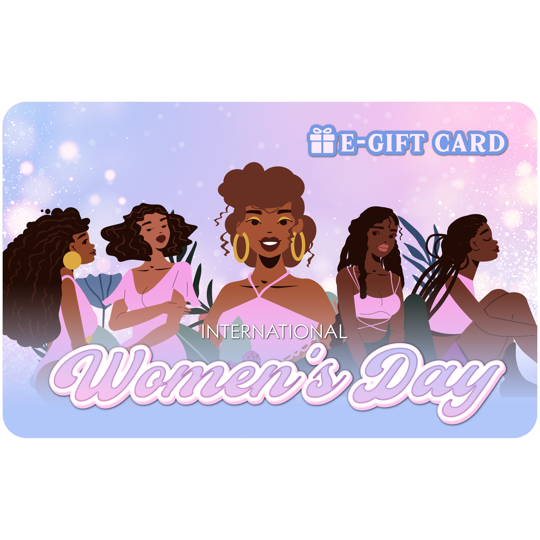 Black Stationery International Women's Day E-Gift Card