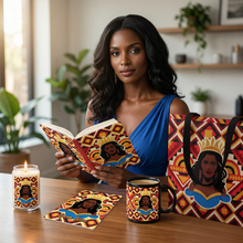 Load image into Gallery viewer, Ultimate Queen Mom: Candle + Hardcover Journal + Coffee Mug + Tote Bag + Greeting Card Mother's Day Gift Set