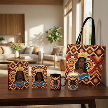 Load image into Gallery viewer, Ultimate Queen Mom: Candle + Hardcover Journal + Coffee Mug + Tote Bag + Greeting Card Mother's Day Gift Set