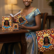 Load image into Gallery viewer, Ultimate Queen Mom: Candle + Hardcover Journal + Coffee Mug + Tote Bag + Greeting Card Mother's Day Gift Set