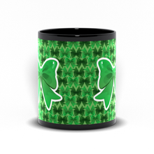 Load image into Gallery viewer, Green Ribbon - Black Stationery Coffee Mugs Front