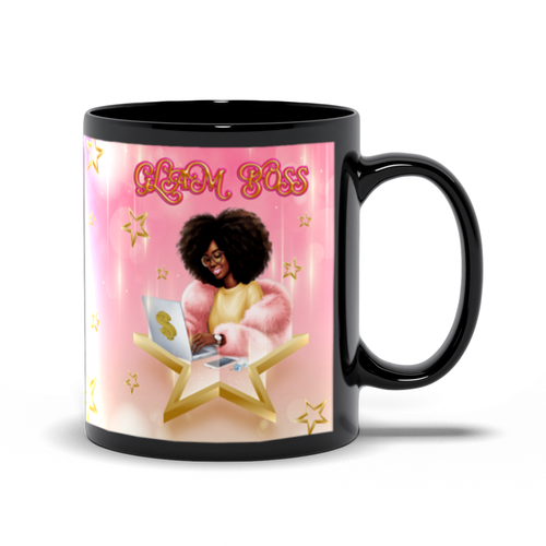 Star Glam Boss - African American Woman - Coffee Mugs