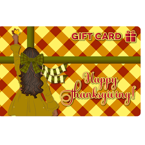 Black Stationery Thanksgiving E-Gift Card