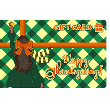 Load image into Gallery viewer, Black Stationery Thanksgiving E-Gift Card