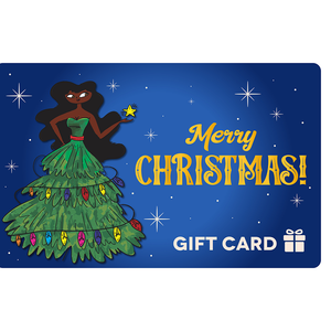 Black Stationery Christmas E-Gift Card