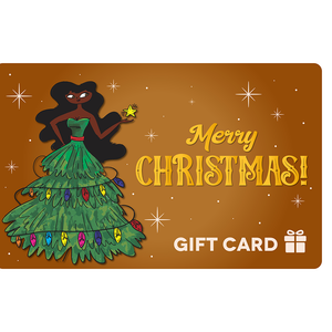 Black Stationery Christmas E-Gift Card