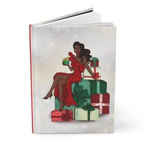 All Wrapped Up In The Holidays - African American Woman Holiday Journal